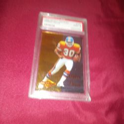 HOF TERRELL DAVIS ROOKIE AND INSERT LOT, ALL GRADED