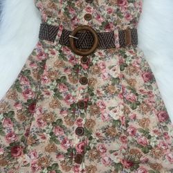 Girls Floral Dress 