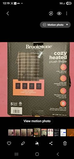 HEATED BLANKET (LARGE THROW)