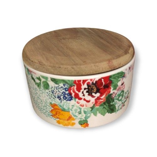 Pioneer Woman Floral Country Garden Salt Cellar
