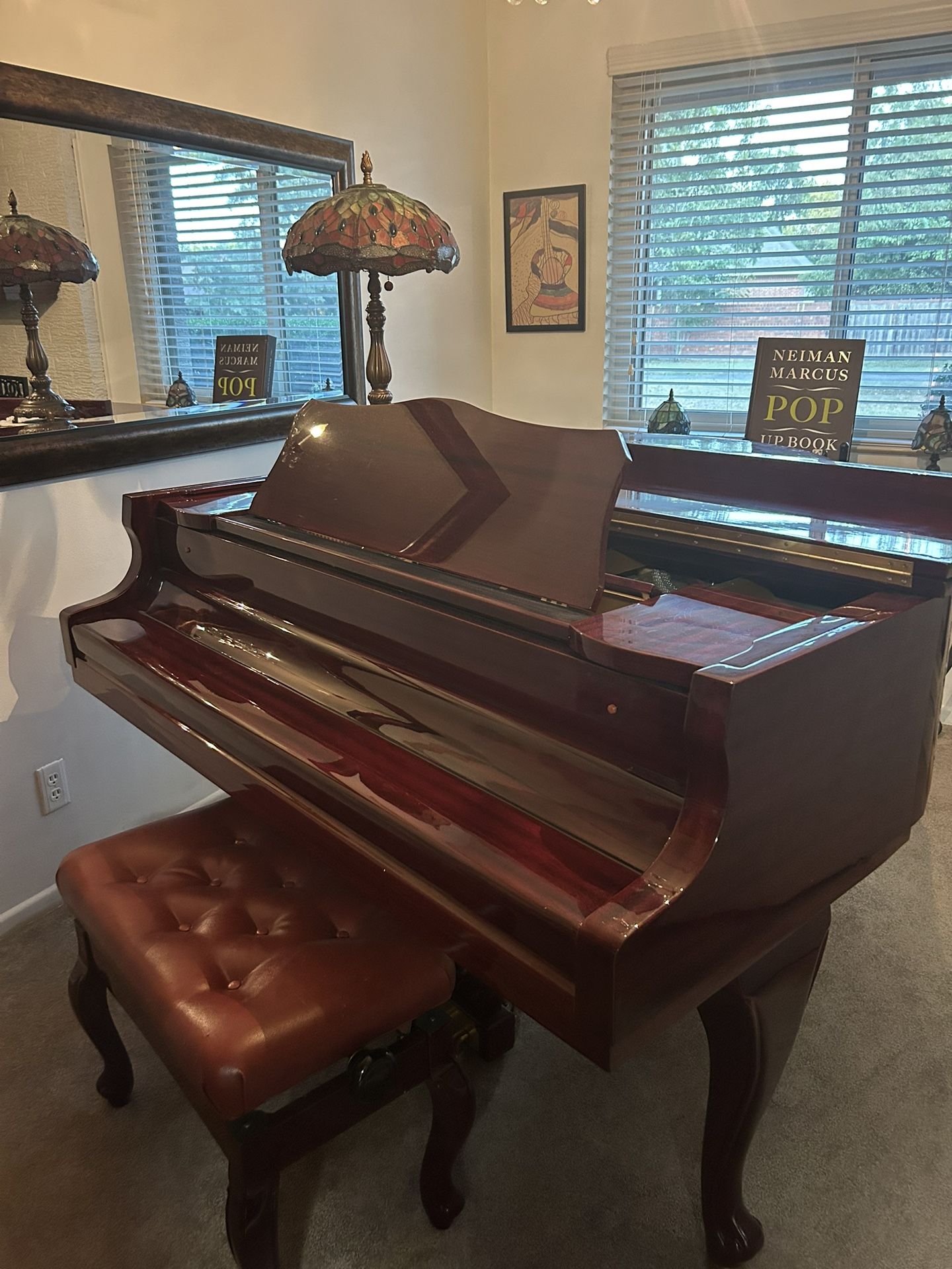 HOBART M.CABLE BABY GRAND PIANO