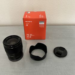 Sony 35mm/1.8 Lens