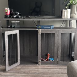 Dual Dog Tv Stand/ Furniture 
