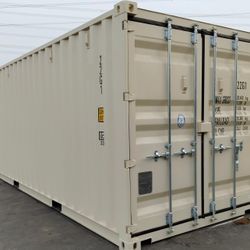 NEW 20ft Beige One Trip Shipping Containers For Sale 