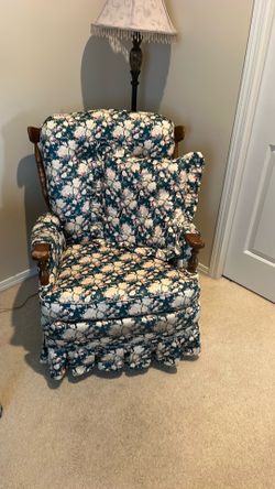 Matching vintage swivel rockers