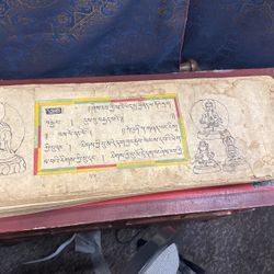 Tibetan Antique Book About 200+ Years