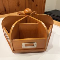 Wooden Desk Organizer 