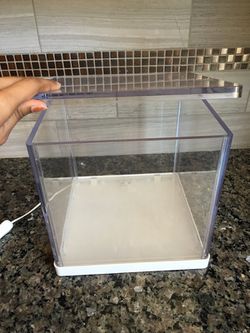 IKEA synas Glass cube display case / box with LED lights for Sale in San  Jose, CA - OfferUp