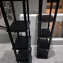 Black Stand Up Shelves