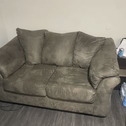 Gray Love Seat - Good Condition