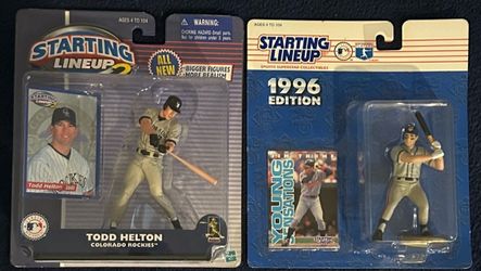 Todd Helton Jim Thome Starting Lineup MLB Hall of Fame Figure Lot Sealed
