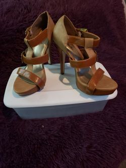 Brown High Heels, size 8, super 😍cute