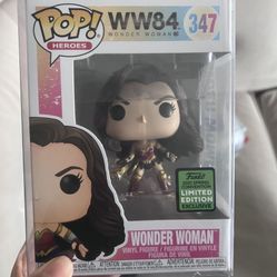 CHECK MY PAGE Ww84 Wonder Woman Emerald City Comic Con Exclusive Funko Pop Eccc