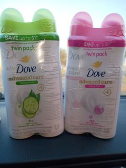 Dove twin pack dry spray new $8 each must pick up in Edinburg no holds