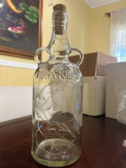 Kraken Bottle with Working Decorative Lights