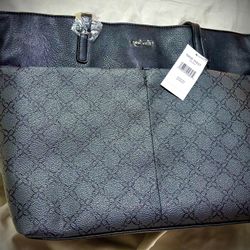 Nine West Grey and Black Bag