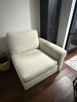Pottery Barn Big Sur Oatmeal performance boucle sectional couch