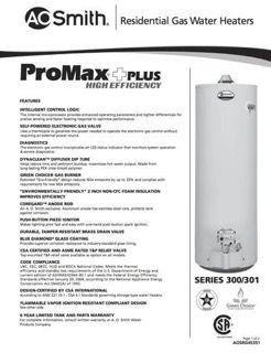**BRAND NEW AO Smith Series 300/301 GVR 50 GAS HOT WATER HEATER for Sale in  Queens, NY - OfferUp