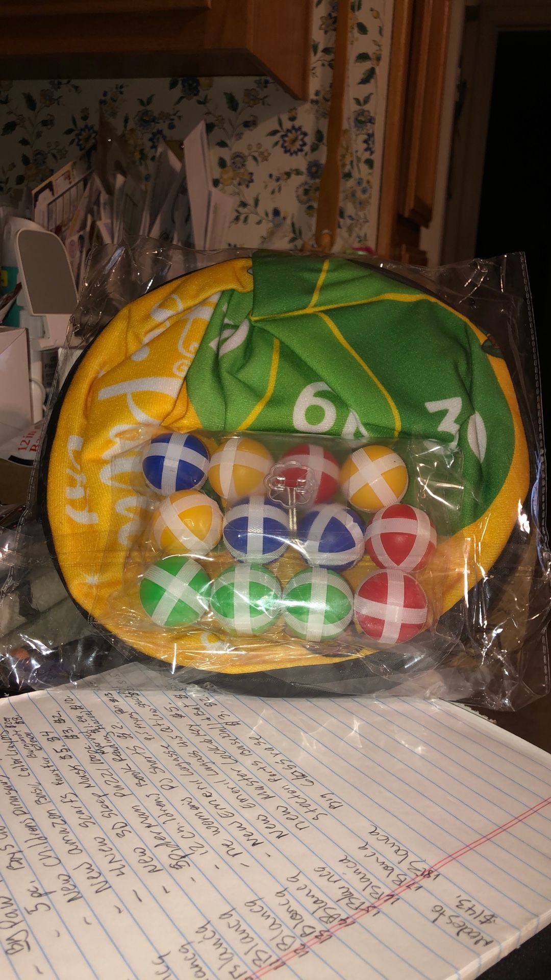 New Large Dart Board W/ Sticky Balls $5. Ea.