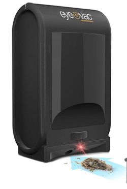 EYE-VAC PRO Black Professional Automatic Touchless Stationary Vacuum