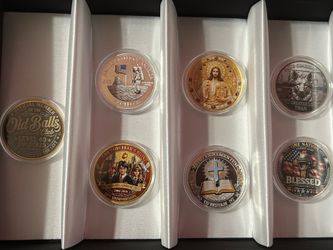 Commemorative painted coin