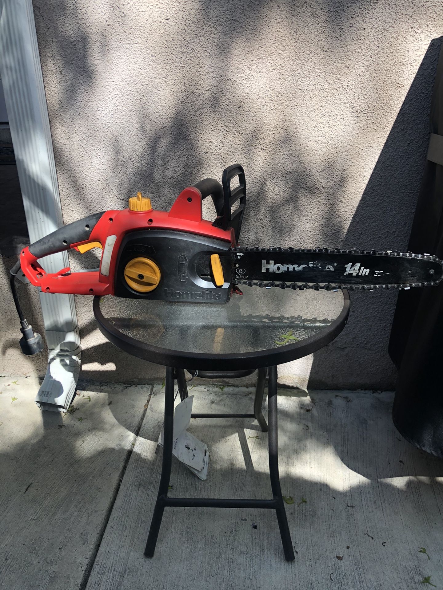Homelite 14 inch electric chainsaw