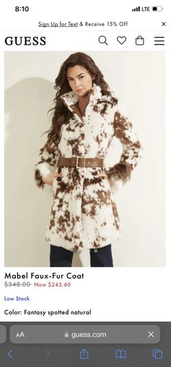 Cow Fur Jacket 