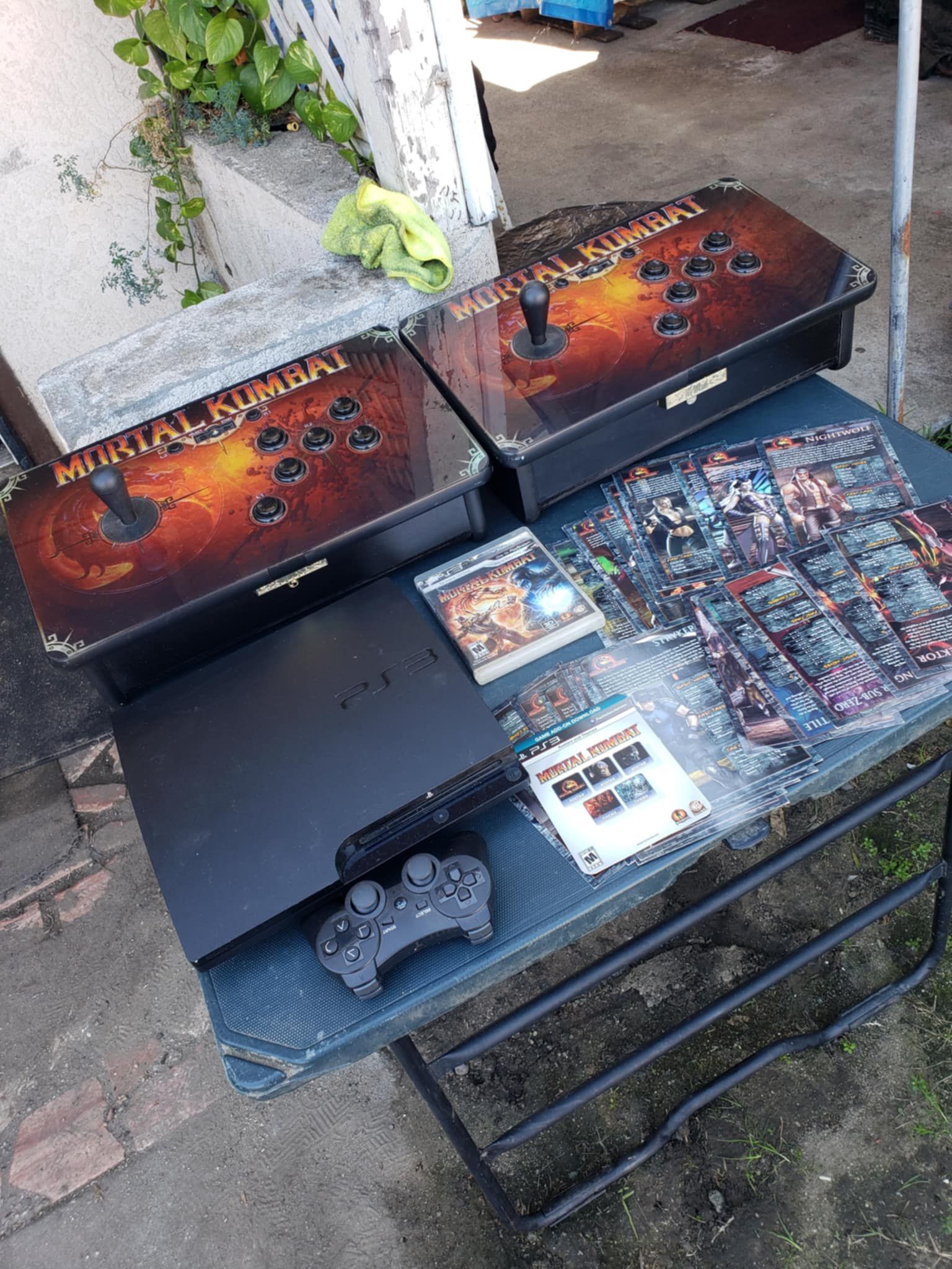 Amazon has Each Station Arcade mortal Kombat Edition. $450! Each. X 2 is $900. & $160! Jailbreak PS3 Slim 500GB. $888 or closer offer. All brand new C