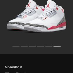 Air Jordan 3 Retro Fire Red 🔥 (Size 7.5 & 8)