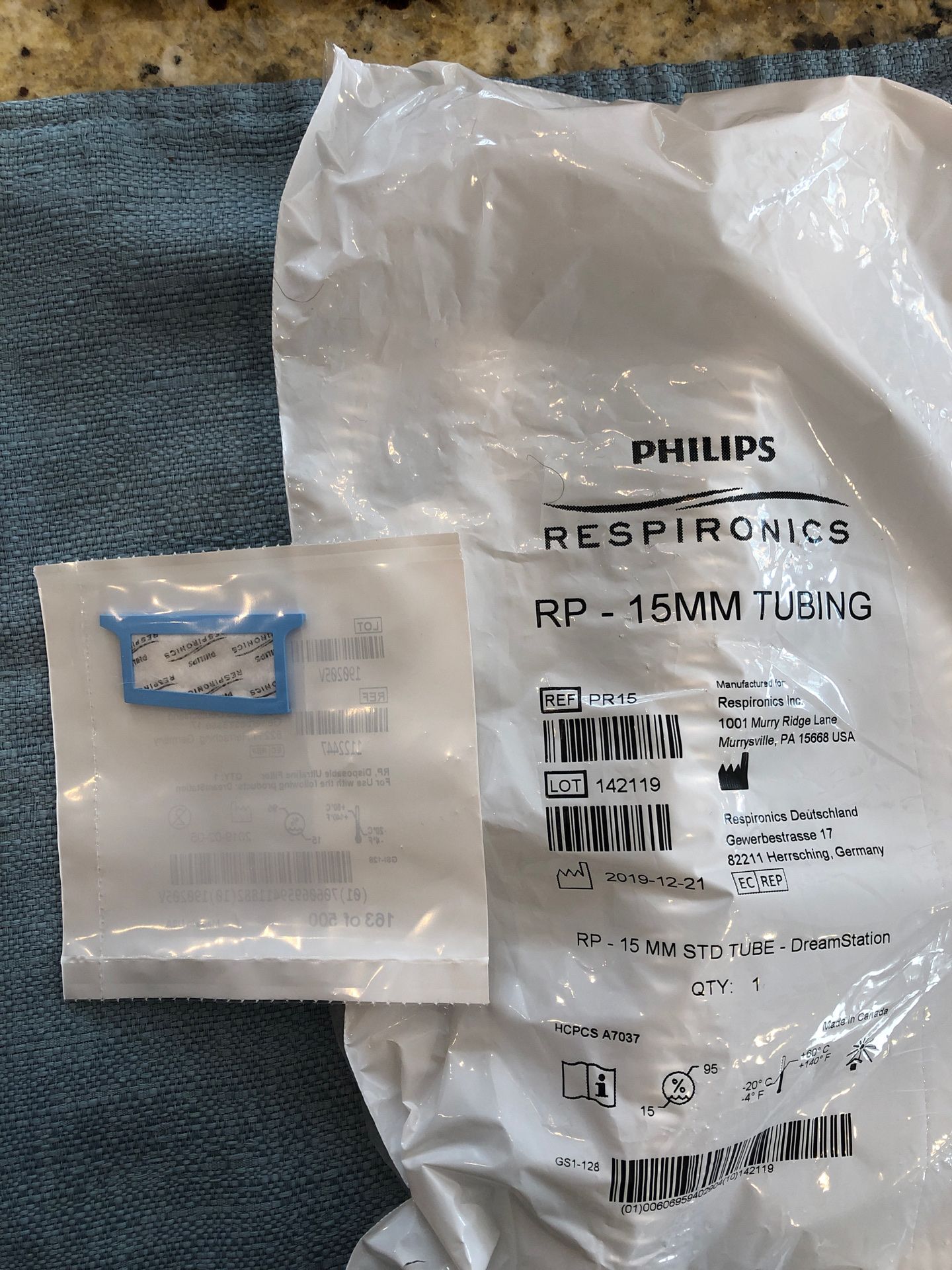 Respironics CPAP Tubing and Filter