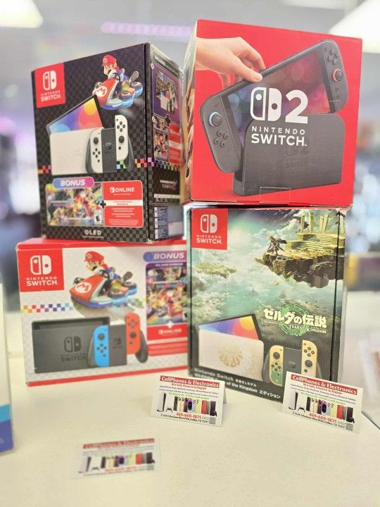 Nintendo Switch OLED, Nintendo Switch 2 Mario Kart Bundle Brand New-On Payments With Just $10 Down (Limited Time Offer)