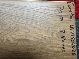 70 sf LVP SUPER DEAL golden brown flooring