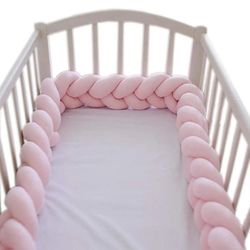 Crib Baby Pillows  braided, Baby safety