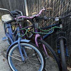 3 Bikes For Sale