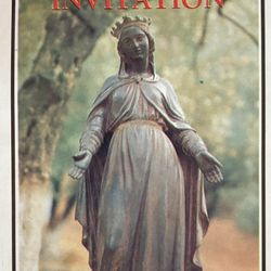 Souvenir Ticket- Statue of the Virgin Mary in Ephesus, in front of her house