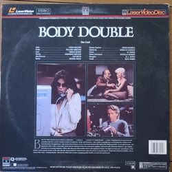 Body DOUBLE Laser Disc Movie