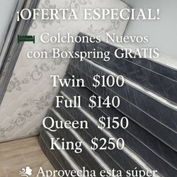 Mattress Pillow Top New 