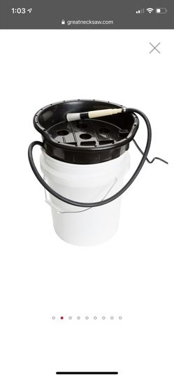 Portable Bucket-Top Parts Washer $20