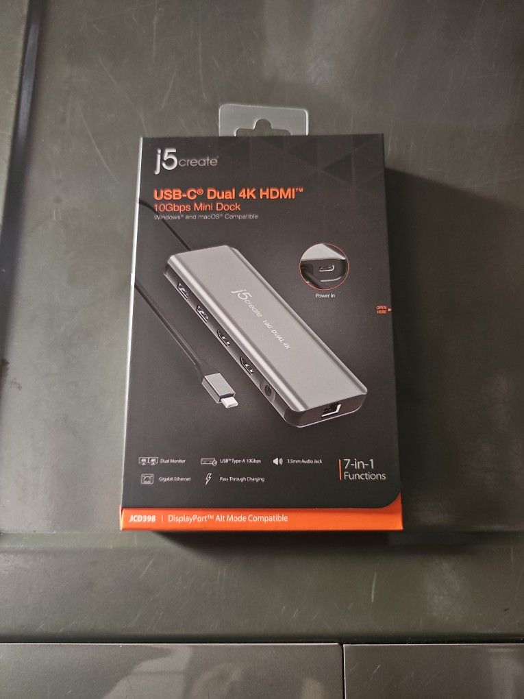 J5 Create USB-C Dual 4k HDMI