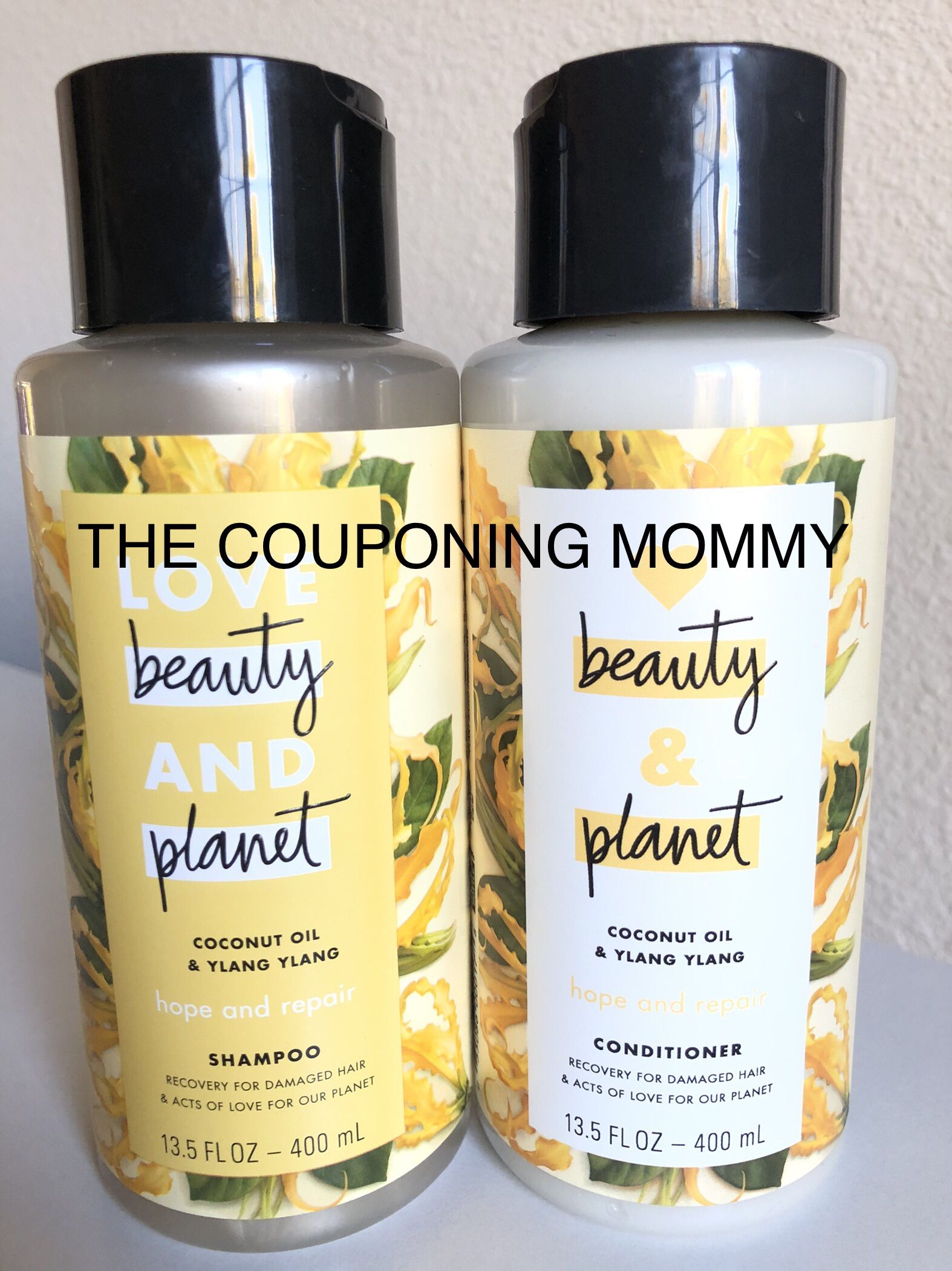 Women’s Hair Care Bundle w/ Love Beauty and Planet Repair Shampoo & Conditioner (( 2 bottles ))