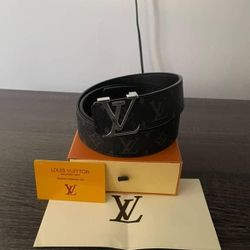 Louis Vuitton Belt Silver