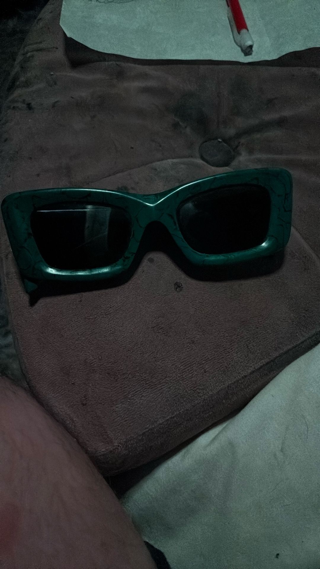Prada Women’s Green Marble Sunglasses
