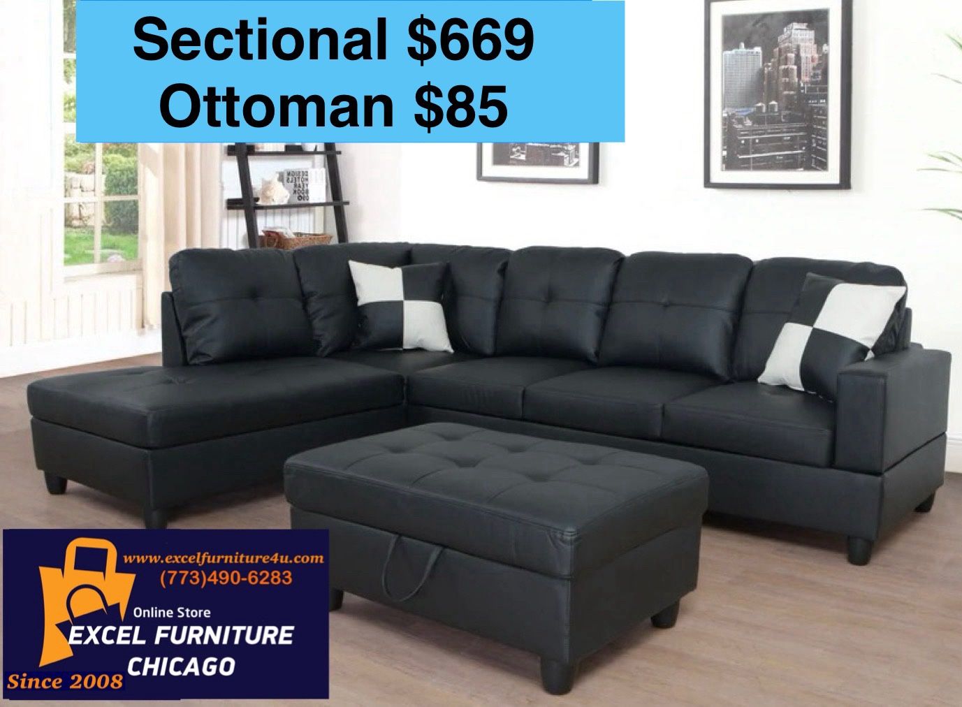 💫FREE DELIVERY💫Brand New Sectional Sofa Couch