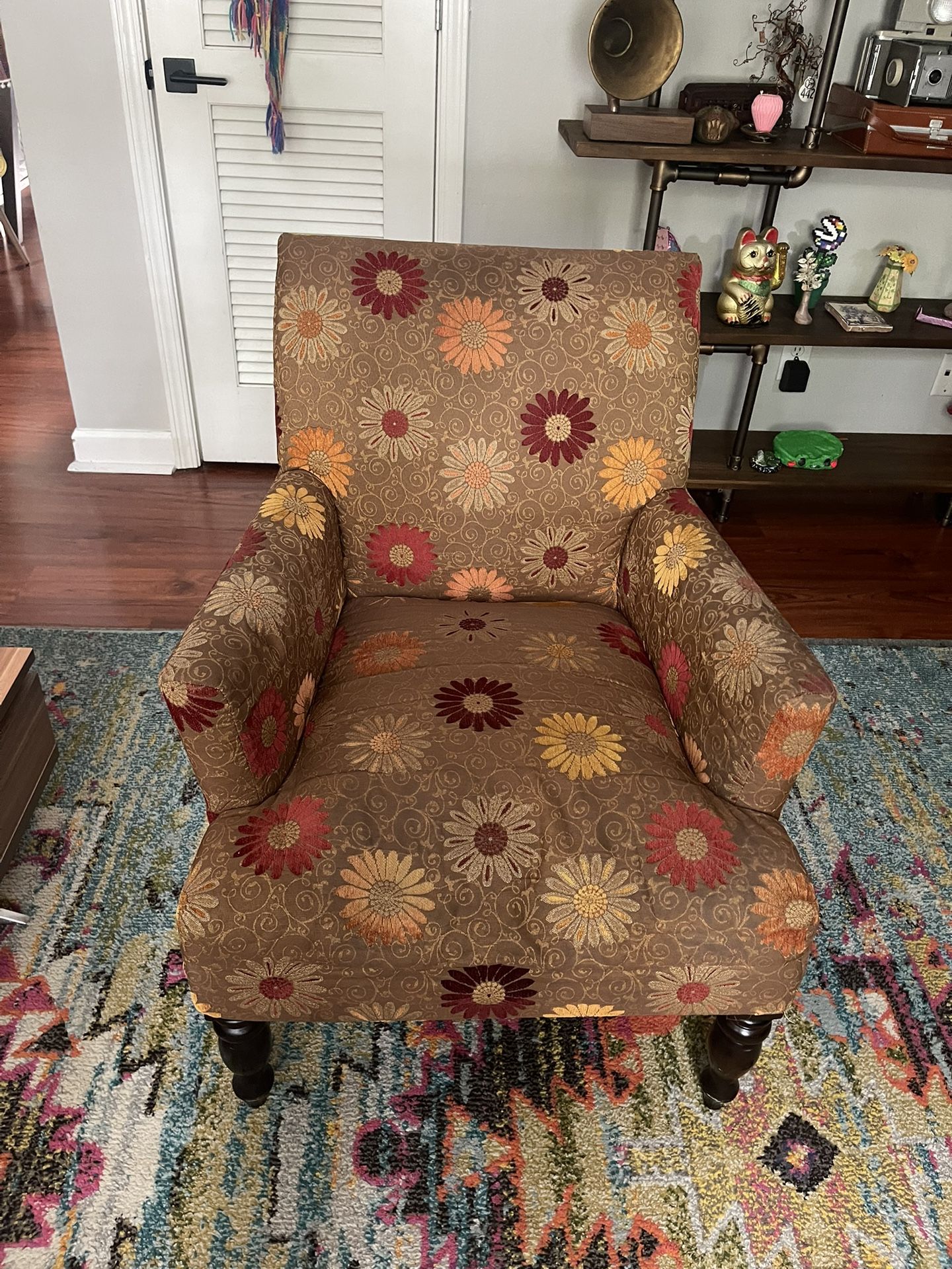 Floral Arm Chair