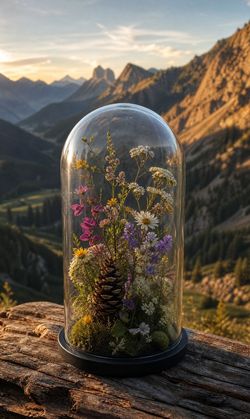 Glass display about 14 inch