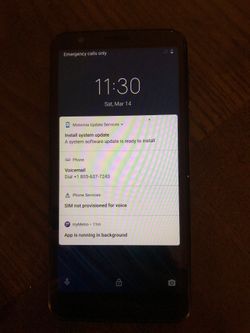 Almost new Motorola e6