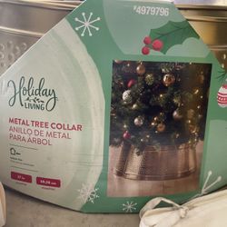 Christmas Tree Collar And Tree Skirt