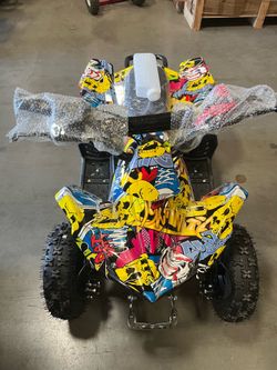 Special Price! Like New Kids Electric ATV 4-Wheeler – Graffiti Edition 🔥