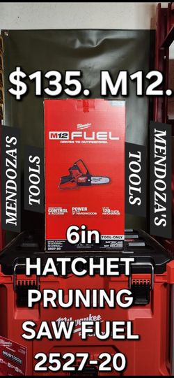Milwaukee 6in Hatchet Pruning Saw Fuel M12
