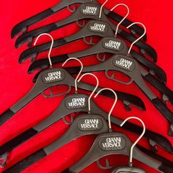 Lot 10 GIANNI VERSACE STORE SUIT JACKET SHIRT DRESS CLOTHE HANGERS Partly Velvet ‼️ Price Is FIRM ‼️